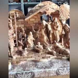 Handcrafted Nativity Scene Figurines